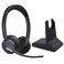 Yealink WH64 Dual Teams DECT Bluetooth Wireless Headset 606ft Range Microsoft On Ear Work Wired Headphone with 3X Noise Cancelling Mic 32 Talk Time Office Desk IP Phone PCComputer