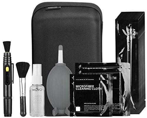 movo Movo Deluxe Essentials Dslr Camera Cleaning Kit 10 apsc cleaning swabs