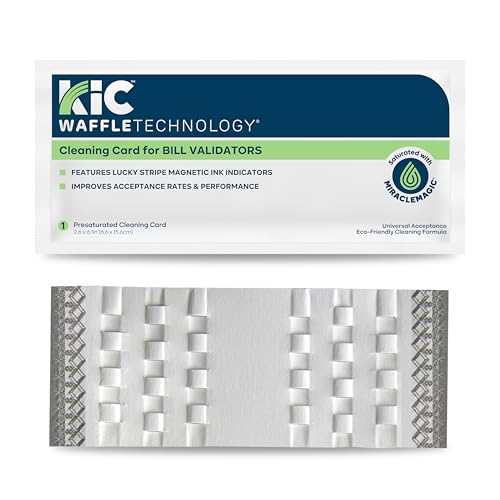 waffletechnology Waffletechnology Kicteam Cleaning Cards For Bill Acceptors 15 CARDS