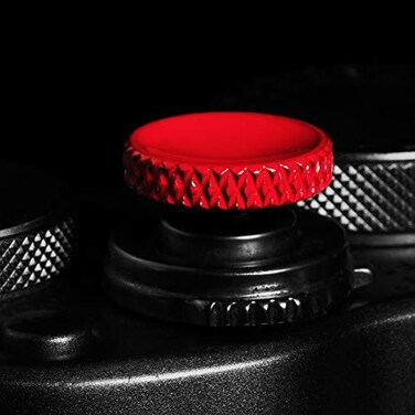 AJART Camera Shutter Button 2 PackRed Upscale and Delicate Soft Shutter Release Button