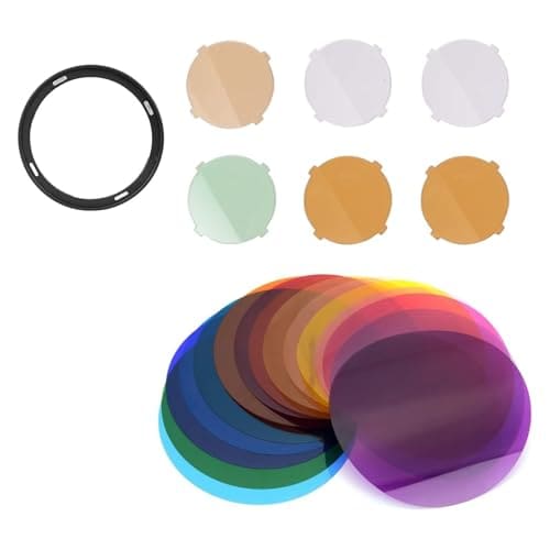 Godox Godox AKR16 Round Color Filters With V11c Color Filters Kit With Godox V1 Flash V1c V1