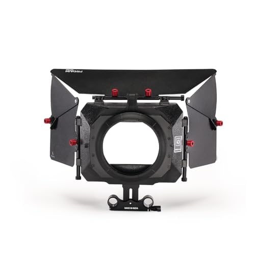 برو إيم Proaim MB600 Sunshade Mattebox W Height Riser For Camera Lenses Up To For Rails Top Fla
