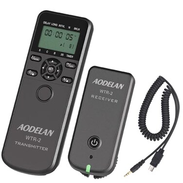 AODELAN Wireless Camera Timer Shutter Remote Timelapse Intervalometer Shutter Remote Release Control for Sony A9 a7 a7III 7RIV ZV1 a6000 a6400 a6600 RX10 IV Replaces Sony RMSPR1