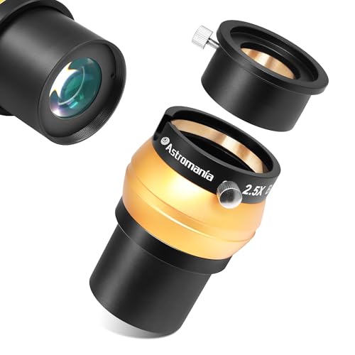 أسترومانيا Astromania 25x Barlow Lens 4 Elements Broadband Film With Fully Multi Coated Metal Telescop 2 inch