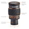 Celestron 93422 XCel LX Series 125 Eyepiece 7mm