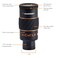 Celestron 93420 XCel LX Series 125 Eyepiece 23 mm
