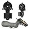CELTICBIRD Upgrade Smartphone Scope Adapter Spotting Scope Phone Adapter Precision Metal Telescope Phone Mount for Spotting Scopes Binoculars Monocular Telescope Microscope