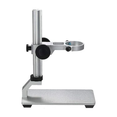 Jiusion Aluminium Alloy Universal Adjustable Professional Base Stand Holder Desktop Support Bracket for Max 14 in Diameter USB Digital Microscope Endoscope Magnifier Loupe Camera