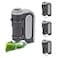 Carson MicroBrite Plus 60x120x Power LED Lighted Pocket Microscope Set of 4 MM300MUBlackGrey