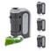 Carson MicroBrite Plus 60x120x Power LED Lighted Pocket Microscope Set of 4 MM300MUBlackGrey