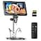 TOMLOV DM9 Max Digital Microscope 20MP 101 1500X HD IPS HDMI Coin Microscope Magnifier for Error Coins with Screen LCD Soldering Microscopes for Adults 10 LED Lights PCTV Compatible 16GB
