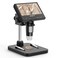 Elikliv Coin Microscope 43 LCD Digital Microscope 1000x Coin Magnifier with 8 Adjustable LED Lights PC View Compatible with WindowsMac EDM4B Black
