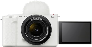 Sony Alpha ZVE1 FullFrame Interchangeable Lens Mirrorless Vlog Camera with 2860mm Lens White Body