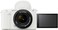 Sony Alpha ZVE1 FullFrame Interchangeable Lens Mirrorless Vlog Camera with 2860mm Lens White Body