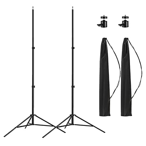 ألتسون Altson 2 Pack Aluminum Light Photography Tripod Stand