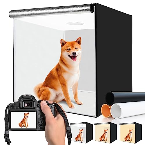 هونغ بانغ Hongbang 32x32 Photo Studio Light Box For Photography 3 Color 10 Level Adjustable Photo B