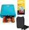 KODAK Step Instant Photo Printer with BluetoothNFC Zink Technology KODAK App for iOS Android Blue Go Bundle