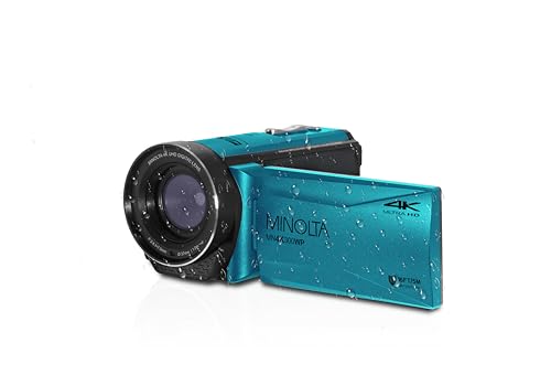 minolta Minolta Waterproof Camcorder 4k Ultra Hd 3 inch