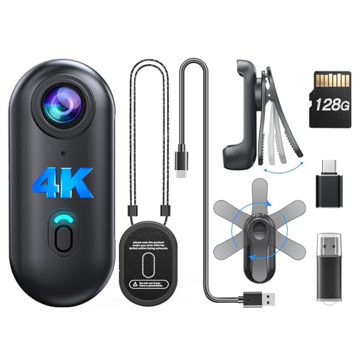 BOBLOV BOBLOV W4 4k Mini Body Camera 128GB
