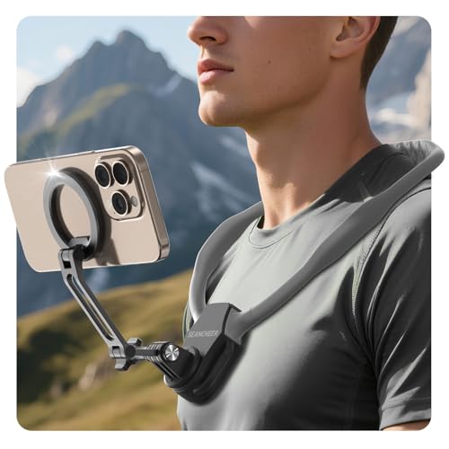 Seancheer Seancheer Extended Long Magnetic Neck Mount For Phones