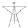 GVM Great Video Maker GVM Camera Slider Support ArmStabilizer Adjustable Tripod Stability Arm for Increasing Stability in Aluminum Alloy Extendable Poles for Camera Slider Rail Track 2 Pack with C Cla
