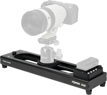 toprig Accsoon Toprig S40 Camera Slider15inch Speed ControlTimeLapseAB Points SettingApp Control120 Panoramic Shooting