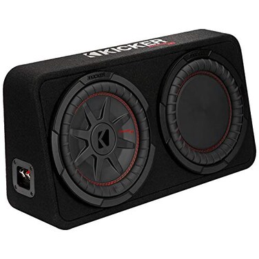 KICKER 48TCWRT102 CompRT 10 subwoofer in Thin Profile Enclosure 2ohm