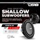 DS18 PSW104D 10 Shallow Mount Subwoofer 1000 Watts Max Power 500 Watts RMS Dual Voice Coil 44 OHMS Water Resistant Best Sub for Tight Spaces in Car Trucks 1 Speaker