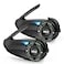 EJEAS Q8 Motorcycle Helmet Bluetooth Intercom New Mesh 30 Group Intercom System with Music Sharing and Channel Switching for 6 Riders Talking at The Same Time 2 Pack