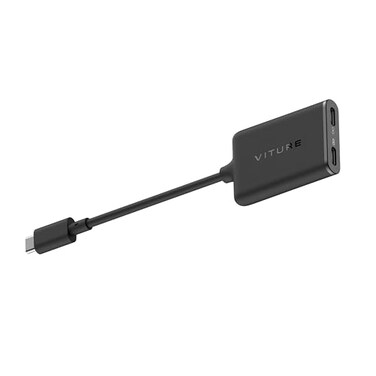 VITURE USB C Pro XR Charging Adapter for USBC iPhone Enabling MultiScreen Enhanced 3DoF Spatial 3D VR Video Features Fits iPhone 171615 Charge and Play for Other Devices