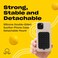 OCTOBUDDY Double Silicone DoubleSided Suction Phone Case Detachable Mount HandsFree Strong Grip Holder for Selfies Videos iPhone Android Compatible 25 x 375 Darth Vader