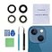 Perzework OEM Rear Back Camera Glass Lens Replacement for iPhone 13 and iPhone 13 mini with PreInstalled Adhesive and Repair Tool Kit