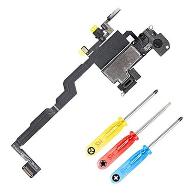 MMOBIEL Earpiece Speaker Compatible with iPhone Xs Max 65 inch 2018 EarspeakerEar Piece Replacement Incl Proximity Sensor and Screwdrivers
