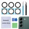 Perzework 2 Sets Back Rear Camera Lens Glass Replacement for Samsung Galaxy S22 and S22 Plus with preInstalled Adhesive and Reparing Toolkit