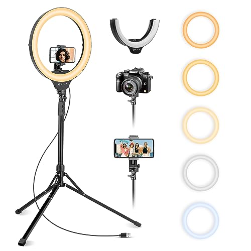 aureday Aureday 14 Selfie Ring Light With 62 Tripod Stand And Phone Holder