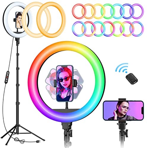 Todi Todi 12 Rgb Ring Light With Tripod Stand 12W
