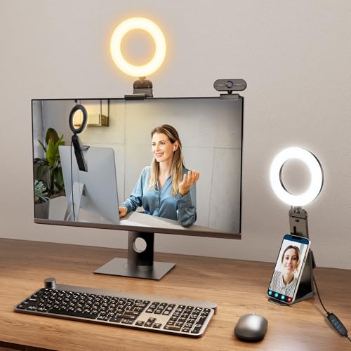 Evershop Evershop Ring Light For Laptop Desk Clip On