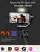Hohem iSteady M6 Kit Gimbal Stabilizer for iPhone3Axis Smartphone Gimbal with AI TrackerMagnetic Fill Light for iPhone Android 091inch OLED Display 400g Max Payload18h Battery