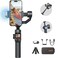 Hohem iSteady M7 Gimbal Stabilizer for Smartphone Magnetic AI Tracker Fill Light Detachable Touchscreen Remote Controller Builtin Extension Rod 500g Payload Gimbal Stabilizer for iPhone Android