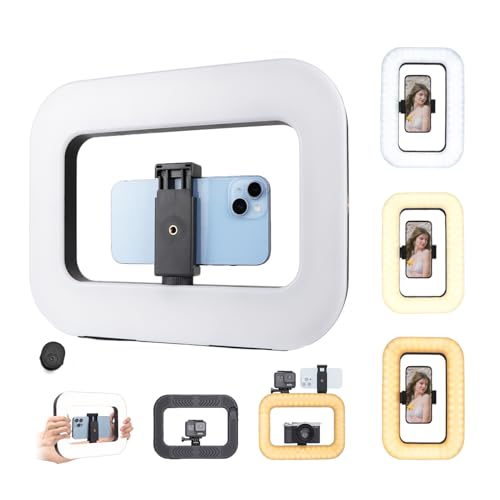 wbloomsi Wbloomsi Smartphone Video Rig With Light Handheld Ring Selfie Light Kit