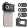 APEXEL 3in1 Phone Microscope Lens PhoneMicro 5 Series 100X150X200X Phone Micro Lens for AndroidiPhone with LED LightCPLUniversal Clip Phone Lens Attachment Mini Pocket Microscope Camera