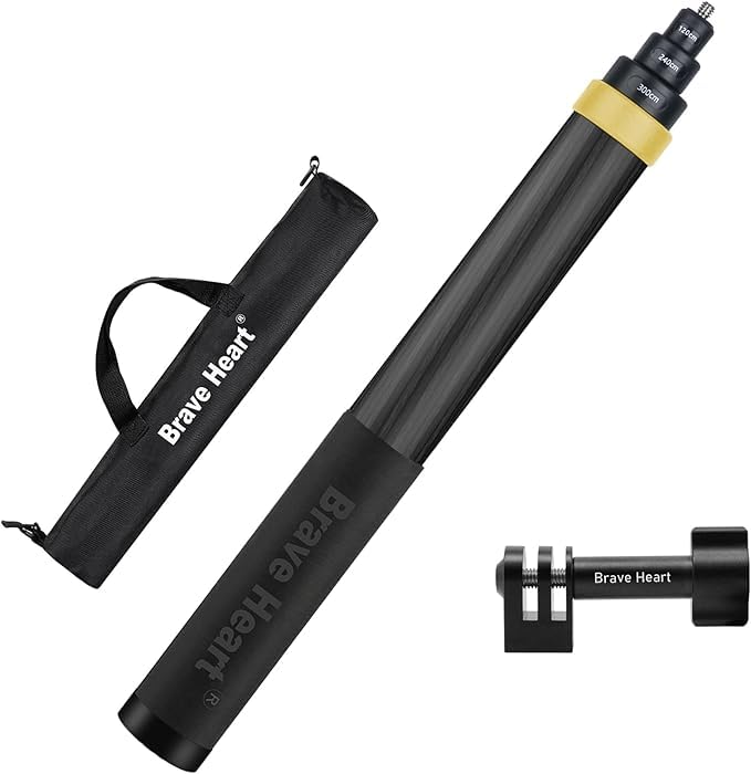braveheart Braveheart Invisible Selfie Stick 3m