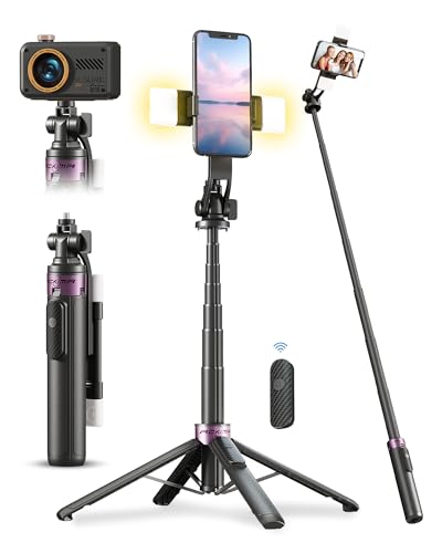 Ackima Ackima 53 Selfie Stick Tripod With Light