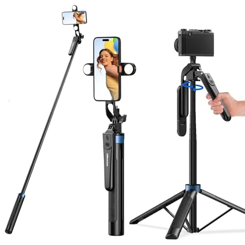 يوبي سايز Ubeesize 64 Extendable Selfie Stick Tripod With Light Remote