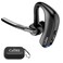 Callez Bluetooth Headset V50 Bluetooth Earpiece with CVC80 Dual Mic Noise Cancelling Wireless Headset for iPhone Android Cell Phone Trucker Business Office Work Clear Chat