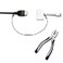 TetherTies Patented PreAssembled Adapter Ties AntiTheft Cable Locks for Tools Dongles Tethers Computer adapters Steel Cable Security Lock Easy Installation with Free Crimping Tool
