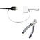 TetherTies Patented PreAssembled Adapter Ties AntiTheft Cable Locks for Tools Dongles Tethers Computer adapters Steel Cable Security Lock Easy Installation with Free Crimping Tool