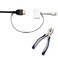 TetherTies Patented PreAssembled Adapter Ties AntiTheft Cable Locks for Tools Dongles Tethers Computer adapters Steel Cable Security Lock Easy Installation with Free Crimping Tool