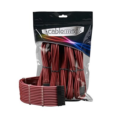 CableMod Pro ModMesh Sleeved Cable Extension Kit Blood Red