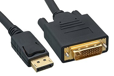 Cablelera DisplayPort to DVI Cable 3ft